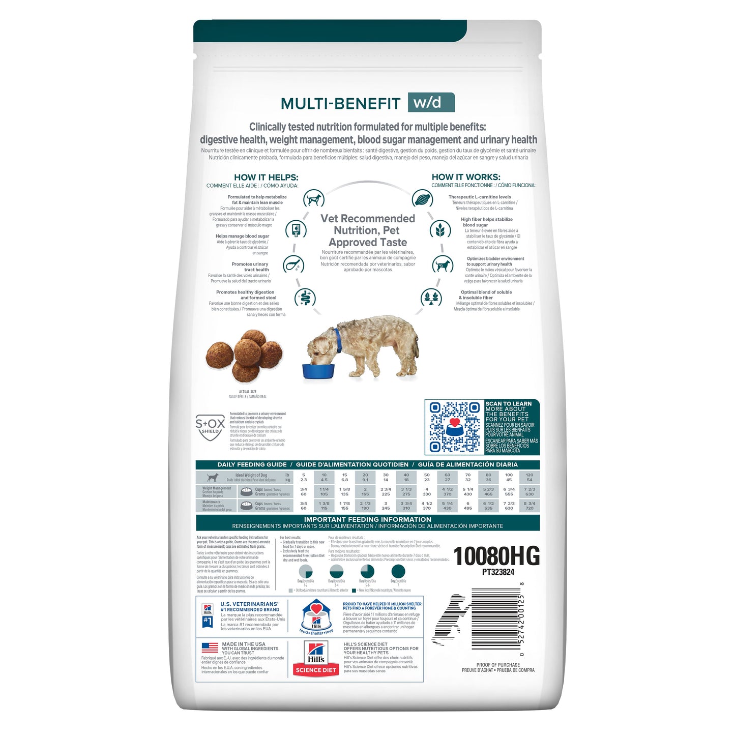 Hill's Prescription Diet Urinary Care C/D Multicare  Presentación: 3.86 Kg