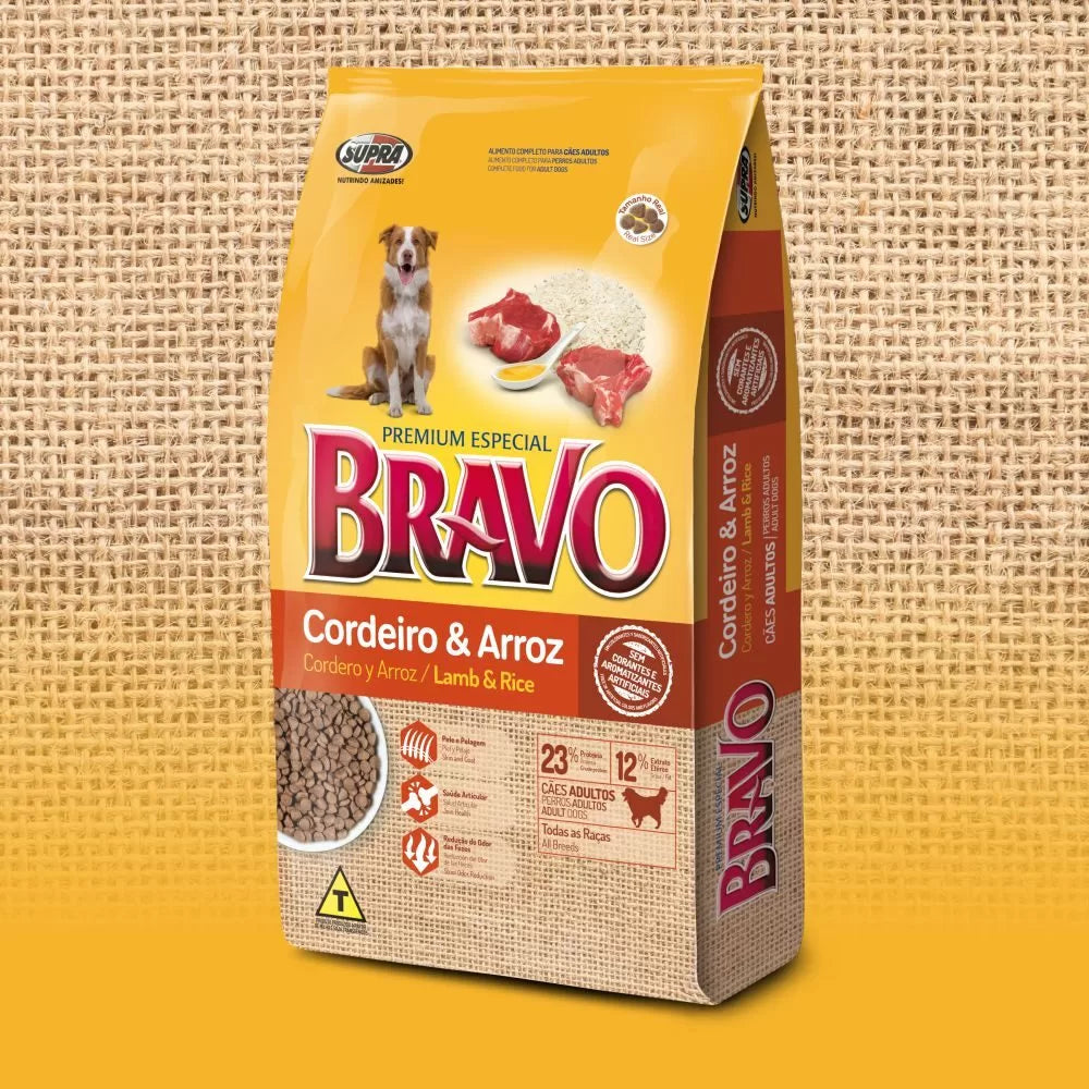 Bravo Cordero y Arroz 15kg